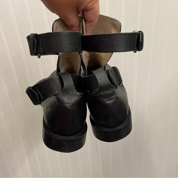 Diesel D-Komb Fob Ankle Straps Buckle Boots Sz 40