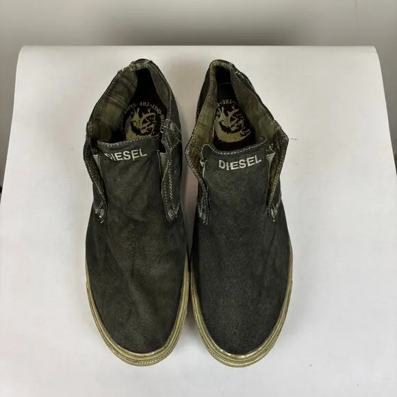 Diesel Exposure On Slip On Sneakers Shoes Men's 12 Streetwear Y2K