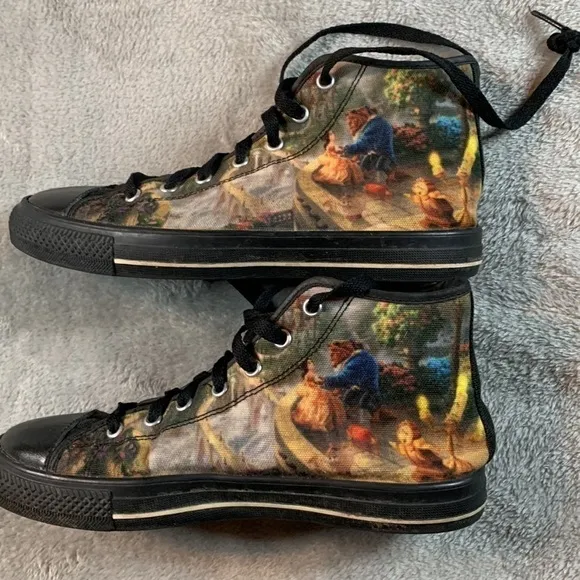 Disney's Beauty and The Beast High Top Shoes