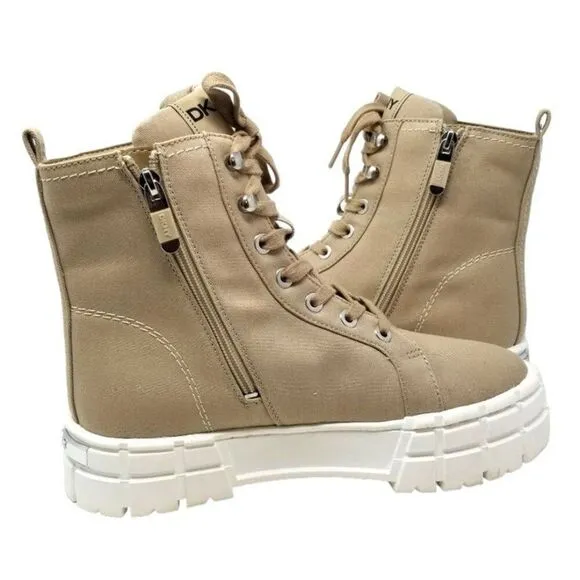 DKNY Peri Lace Up High Top Sneakers