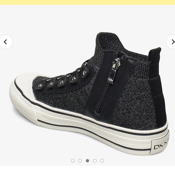 DKNY Sheila Lace Up Hig- High Top Sneakers.