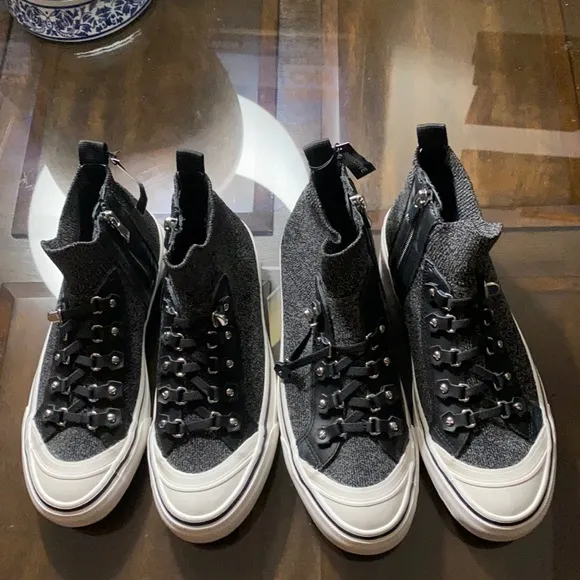 DKNY Sheila Lace Up Hig- High Top Sneakers.