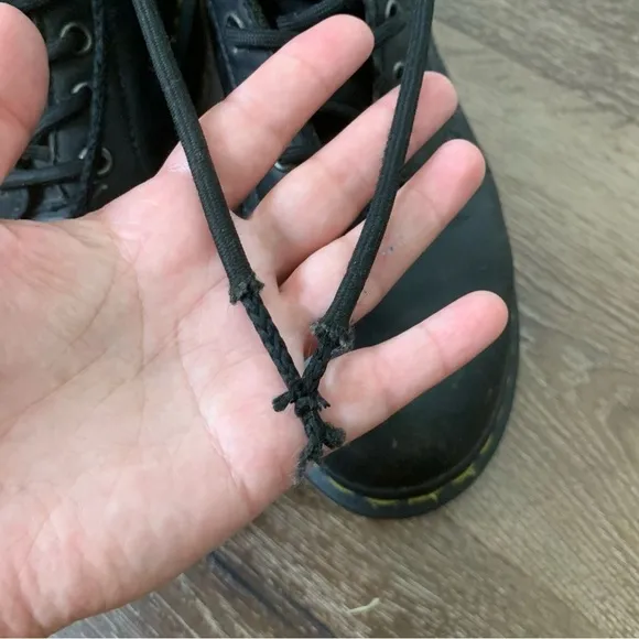 Doc martens womens black 1460 lace up boots 7