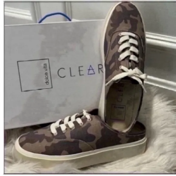 Dolce Vita Camouflage Sneakers Size 7.5