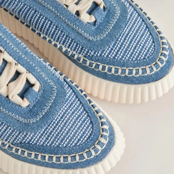 Dolce Vita Dolen Sneakers - Blue Multi Denim