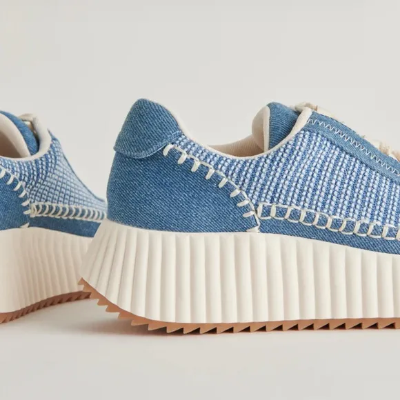 Dolce Vita Dolen Sneakers - Blue Multi Denim