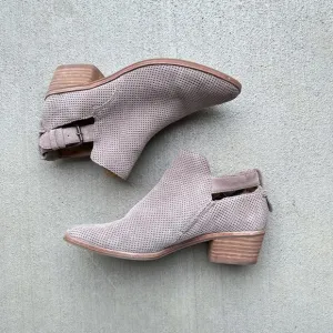 Dolce Vita Perforated Suede Booties