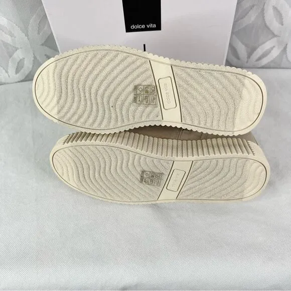DOLCE VITA Size 8 Corrie Suede High-Top Wedge Heel Sneakers NIB