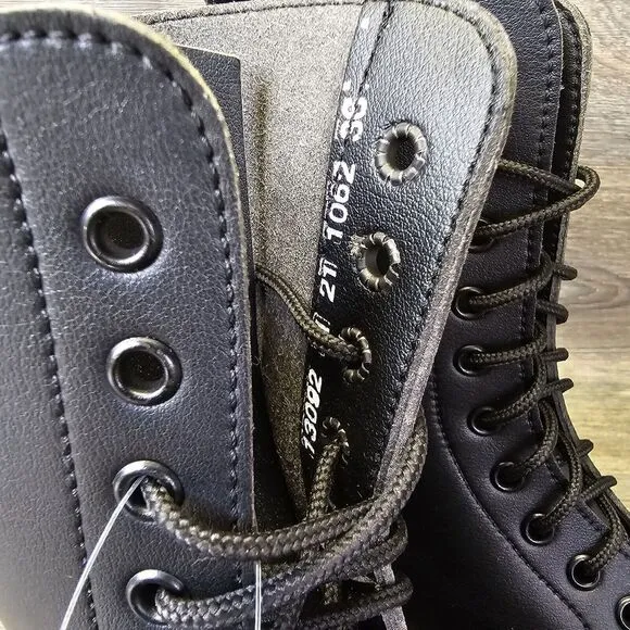 Dolls Kill Altercore Combat Boots Women's 5 Goth Grunge Punk‎