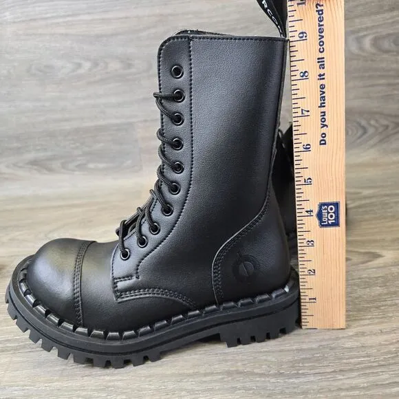 Dolls Kill Altercore Combat Boots Women's 5 Goth Grunge Punk‎