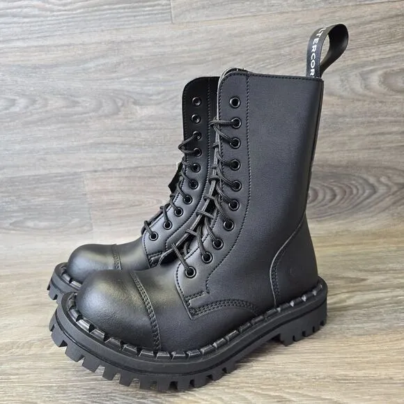 Dolls Kill Altercore Combat Boots Women's 5 Goth Grunge Punk‎