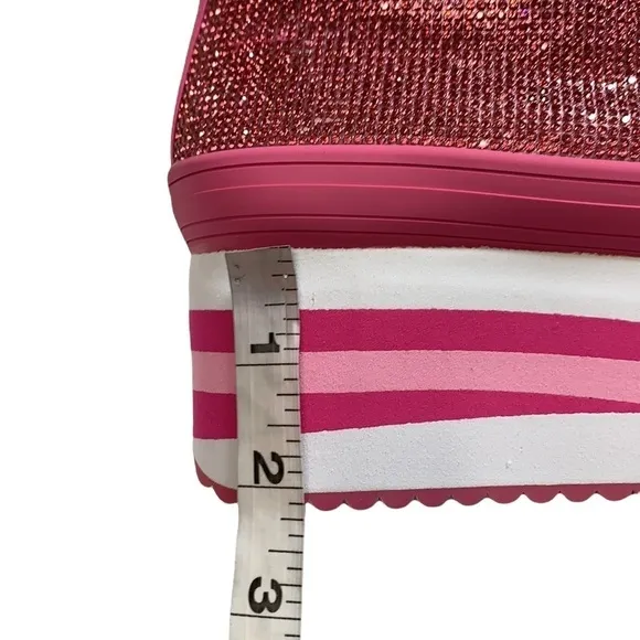 Dolls Kill Sugar Thrillz Overnighters Platform HighTops Size 7M in Rainbow Multi