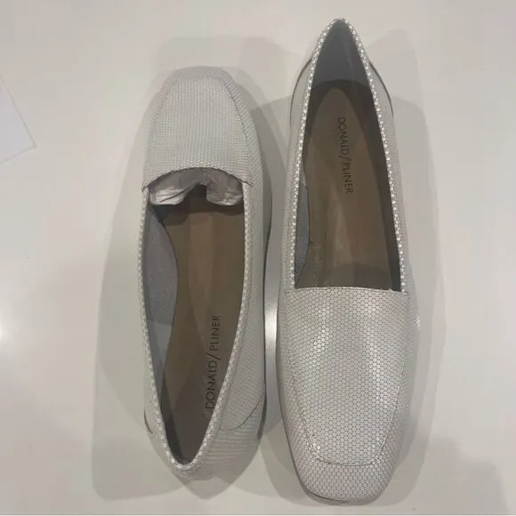 Donald Pliner - Deedee Snake Embossed Leather DEEDEE loafer slip on shoes NIB9.5