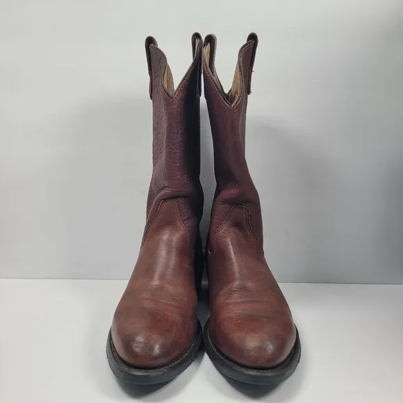 Double-H 150 Plus Men’s Brown Cowboy Western Work Boots US Size 9D