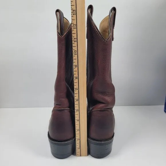 Double-H 150 Plus Men’s Brown Cowboy Western Work Boots US Size 9D