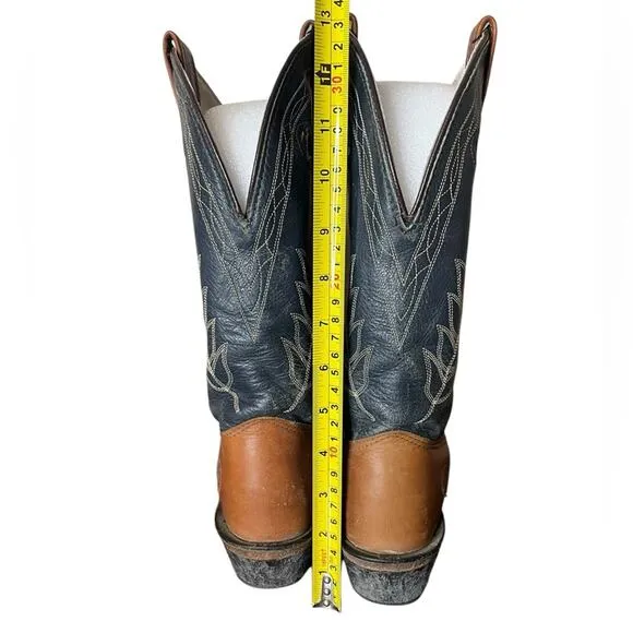 DOUBLE H Buckaroo Leather Embroidered Western Cowboy Boots Women’s Size 6.5