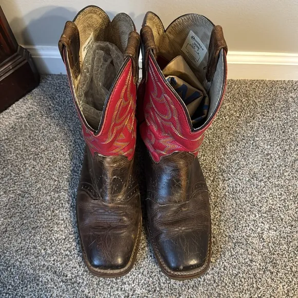 Double-H DH3556 Roger Roper Square Toe Boot 11.5