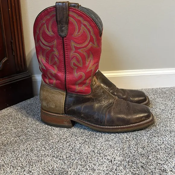 Double-H DH3556 Roger Roper Square Toe Boot 11.5