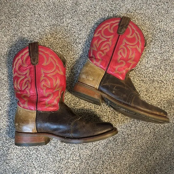 Double-H DH3556 Roger Roper Square Toe Boot 11.5