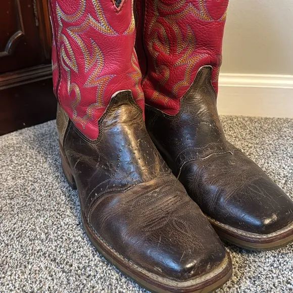Double-H DH3556 Roger Roper Square Toe Boot 11.5