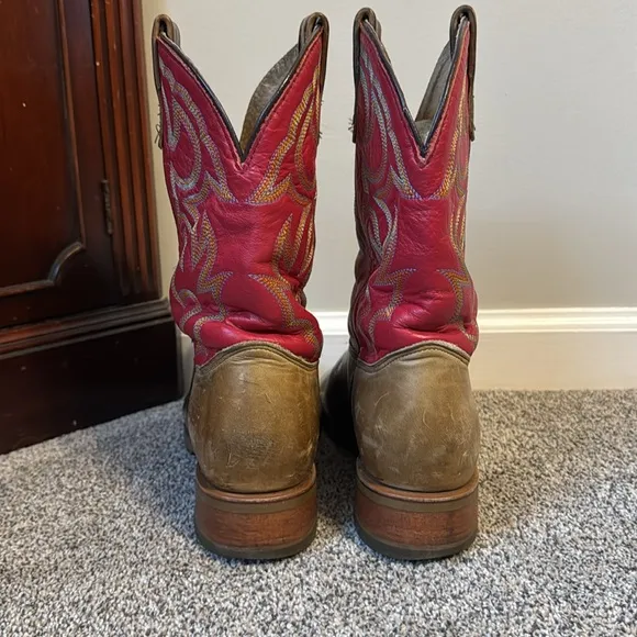 Double-H DH3556 Roger Roper Square Toe Boot 11.5