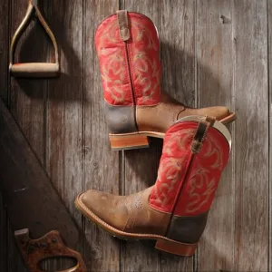 Double-H DH3556 Roger Roper Square Toe Boot 11.5