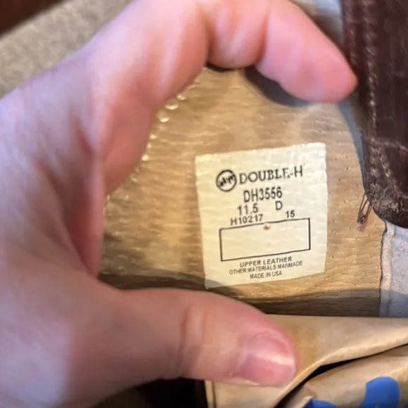 Double-H DH3556 Roger Roper Square Toe Boot 11.5