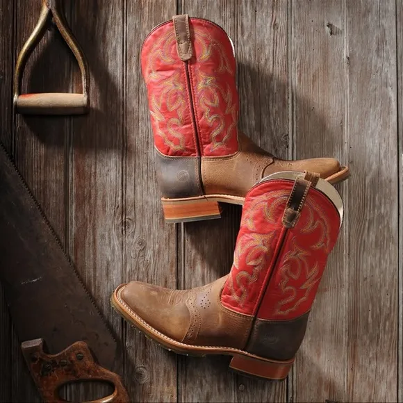 Double-H DH3556 Roger Roper Square Toe Boot 11.5