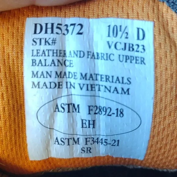 DOUBLE H Men's Size 10.5 D - Brunel 6&quot; Composite Safety Toe Work Boots DH5372