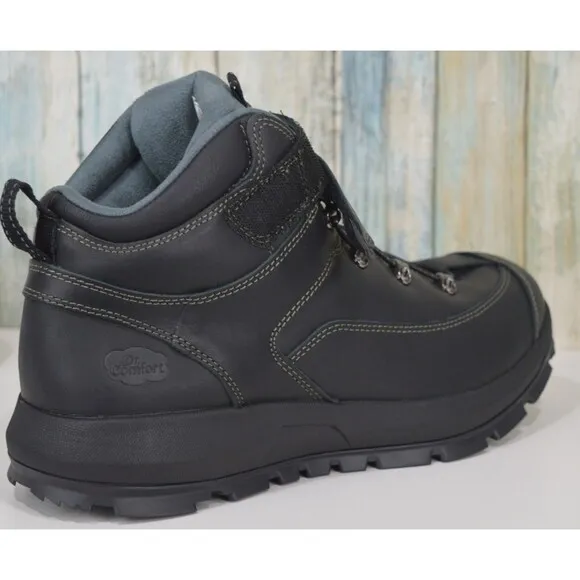 Dr. Comfort Yukon Men's 11.5 (XW) Therapeutic Diabetic Hiking Work Boots Black