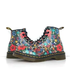 Dr Martens 101 Wanderlust Floral Leather Lace Up Ankle Boots Women’s 7 Shoes
