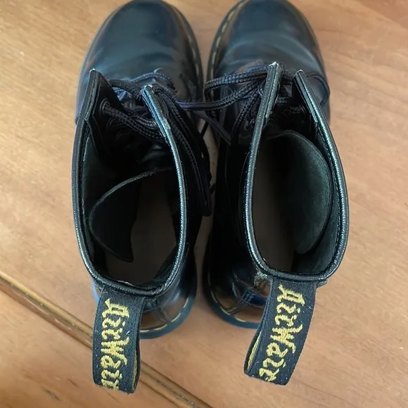 Dr. Martens 1460 Black Smooth Leather Boots Size 7