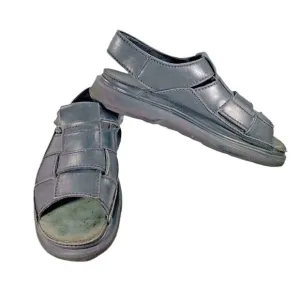 Dr. Martens 9070 Fisherman Black Leather Woven Strap Sandals Mens Sz 12 US 11 UK