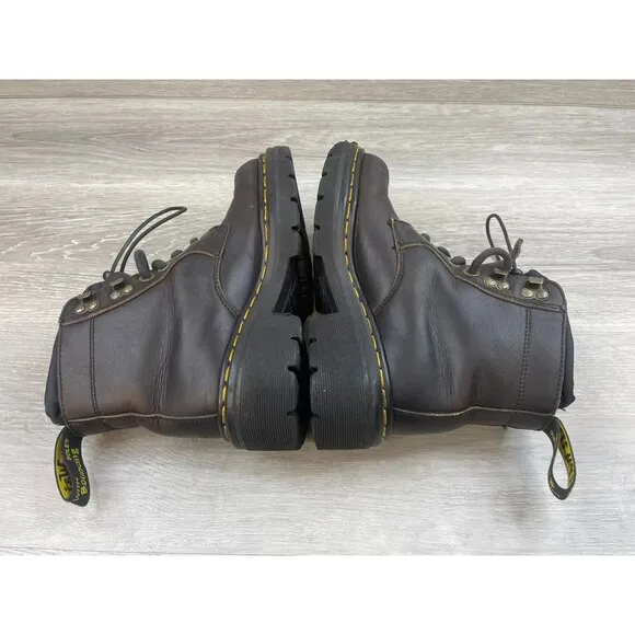 Dr. Martens Air Wair Women's Boot Work Combat Ankle Lace Up Leather US 4 Brown