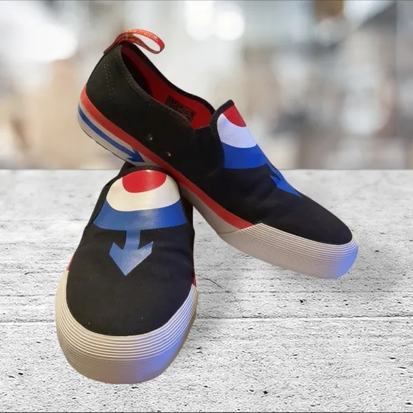 Dr martens &quot;the who&quot; slip on toomey shoe size 8 men's 9 ladies unisex