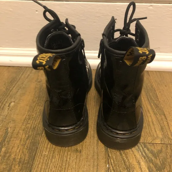 Dr. Martens Black Glitter Boots Sz. 2