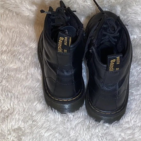 Dr Martens black leather boots size 3