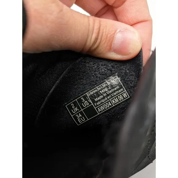 Dr. Marten's Black Matte Boots