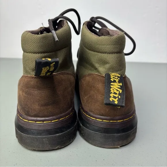 Dr. Martens Brown Two Tone Bonny II Boots Men's Size 13 Lace Up 6 Eye