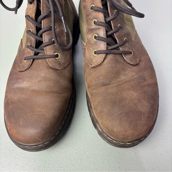 Dr. Martens Brown Two Tone Bonny II Boots Men's Size 13 Lace Up 6 Eye