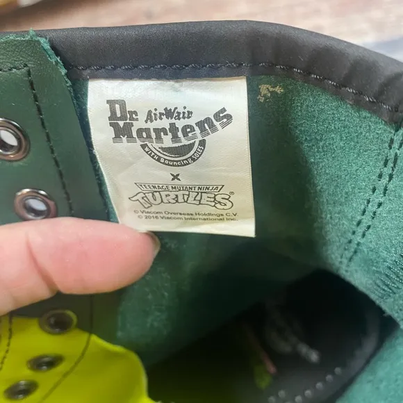 Dr Martens Children's Shoes 6 Hole Brooklee Mikey in M Green 21758316 Doc