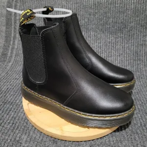 Dr. Martens Dorrian Ankle Boots Men's 5 / Women's 6 Black Leather Chelsea NEW