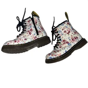Dr. Marten's Girls Brooklee Floral Boots Size US 8