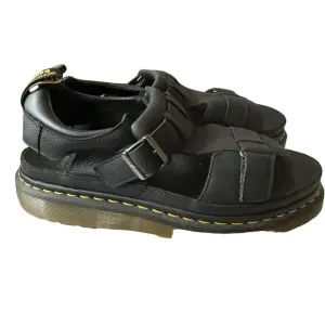 Dr. Martens Hayden Black Leather Sandals Shoes Men’s 11