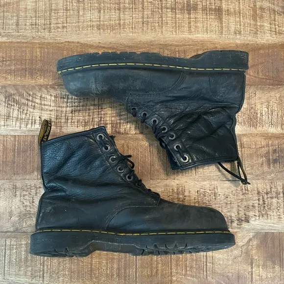 Dr Martens Icon Leather Steel Toe Work Boots