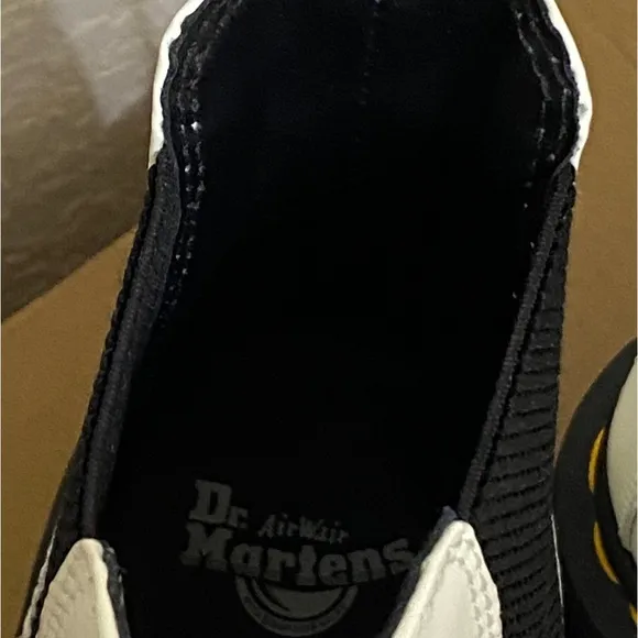Dr Martens Quad Retro Chelsea Boots, Smooth White AirWair, Sz 6M