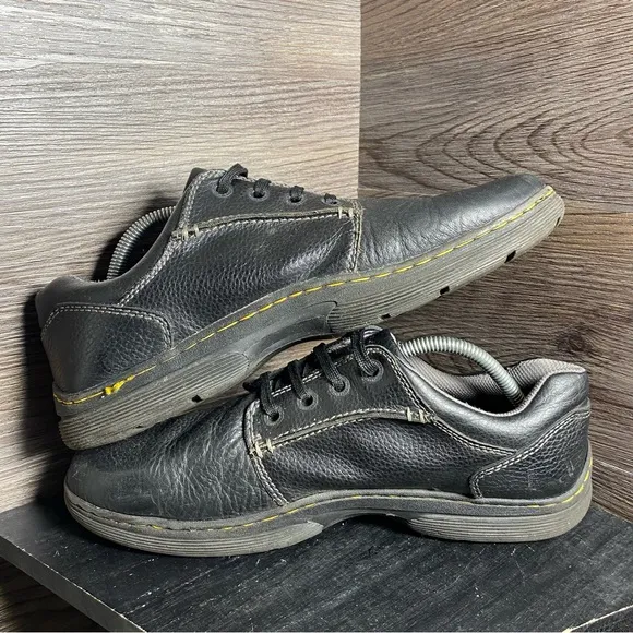 Dr martens rockland black leather lace boots