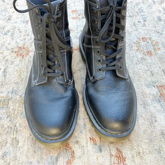Dr. Martens Roseland EUC Black Leather Boots Mens Sz 12