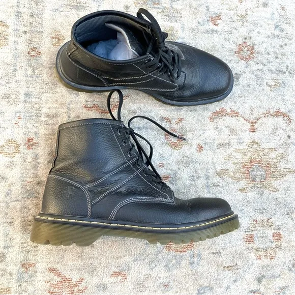 Dr. Martens Roseland EUC Black Leather Boots Mens Sz 12