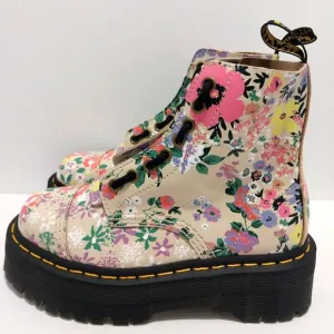 Dr Martens Sinclair Floral Mash‎ Up Platform Boots, NEW, Size 5|EUR 36